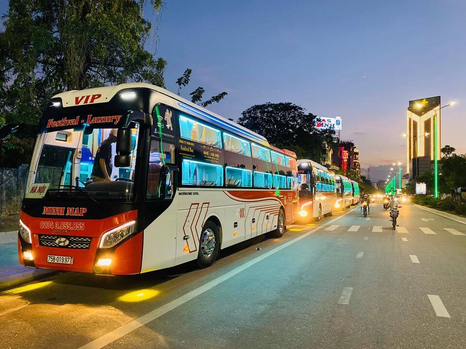 Xe khách giường nằm Minh Mập tuyến Hà Nội Huế