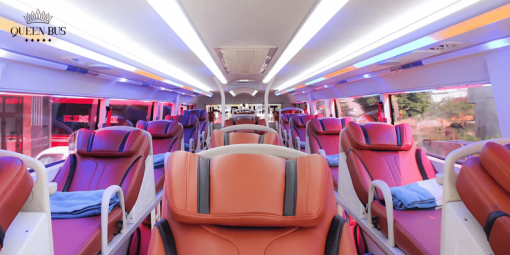 Xe limousine giường nằm 36 giường Queen Bus, không gian rộng rãi cho nhóm đông người