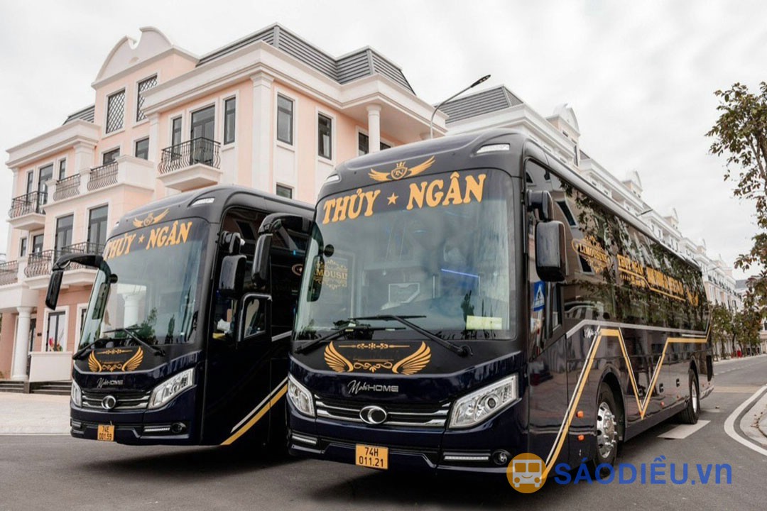 Xe khách Thủy Ngân chạy tuyến Huế Hà Nội