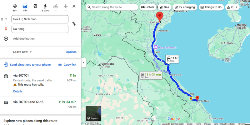 Ninh Binh to Danang bus tickets – Convenient travel journey