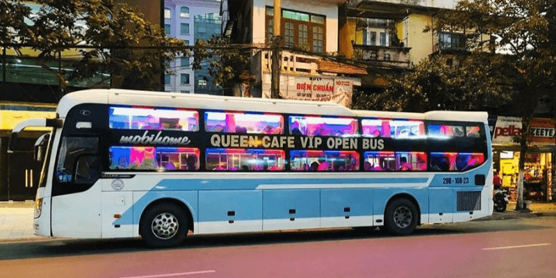 Queen Cafe Bus – Comfortable, Luxurious Ninh Binh to Danang Bus Service