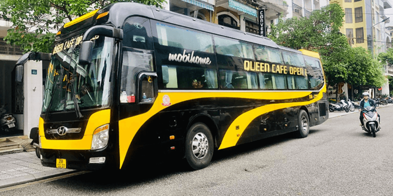 Queen Cafe Bus - Xe buýt Đà Nẵng Hội An cho hành trình đáng nhớ