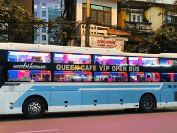 Queen Cafe Bus – Premium Hoi An Da Nang bus with outstanding amenities
