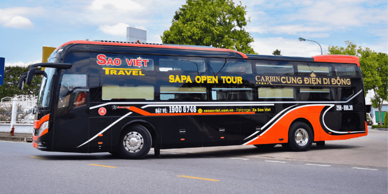 Sao Viet Bus – Hanoi to Sapa limousine, high quality, affordable price