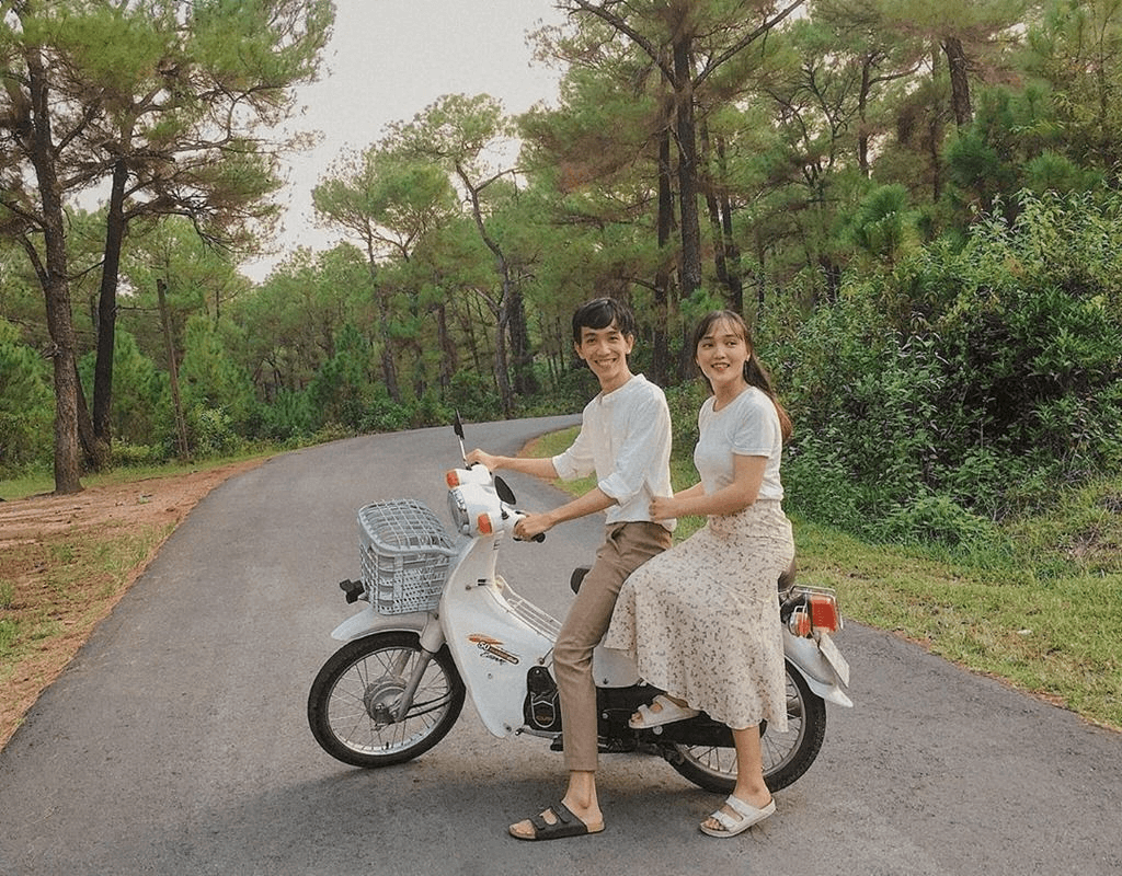 Đồi Thiên An thơ mộng với những cung đường cong mềm mại Đồi Thiên An thơ mộng với những cung đường cong mềm mại