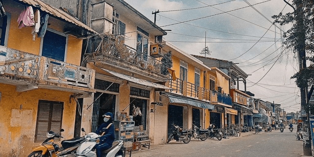 Du khách có thể lựa đến phố cổ Bao Vinh bằng đường bộ hoặc đường thủy (Nguồn sưu tầm)