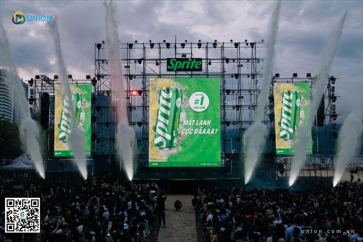Lễ hội nhạc nước Sprite được tổ chức tại công viên biển Đông Đà Nẵng vô cùng hoành tráng (sưu tầm)