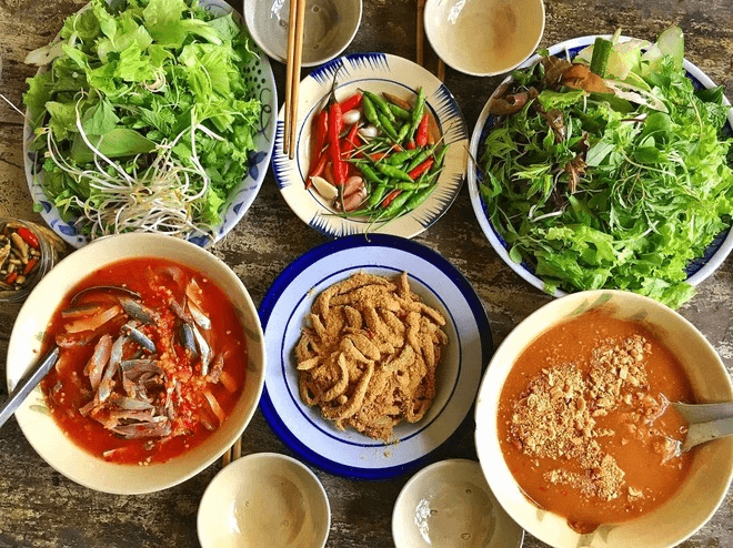 Món gỏi cá trích Nam Ô vô cùng đặc trưng (Ảnh Sưu tầm)