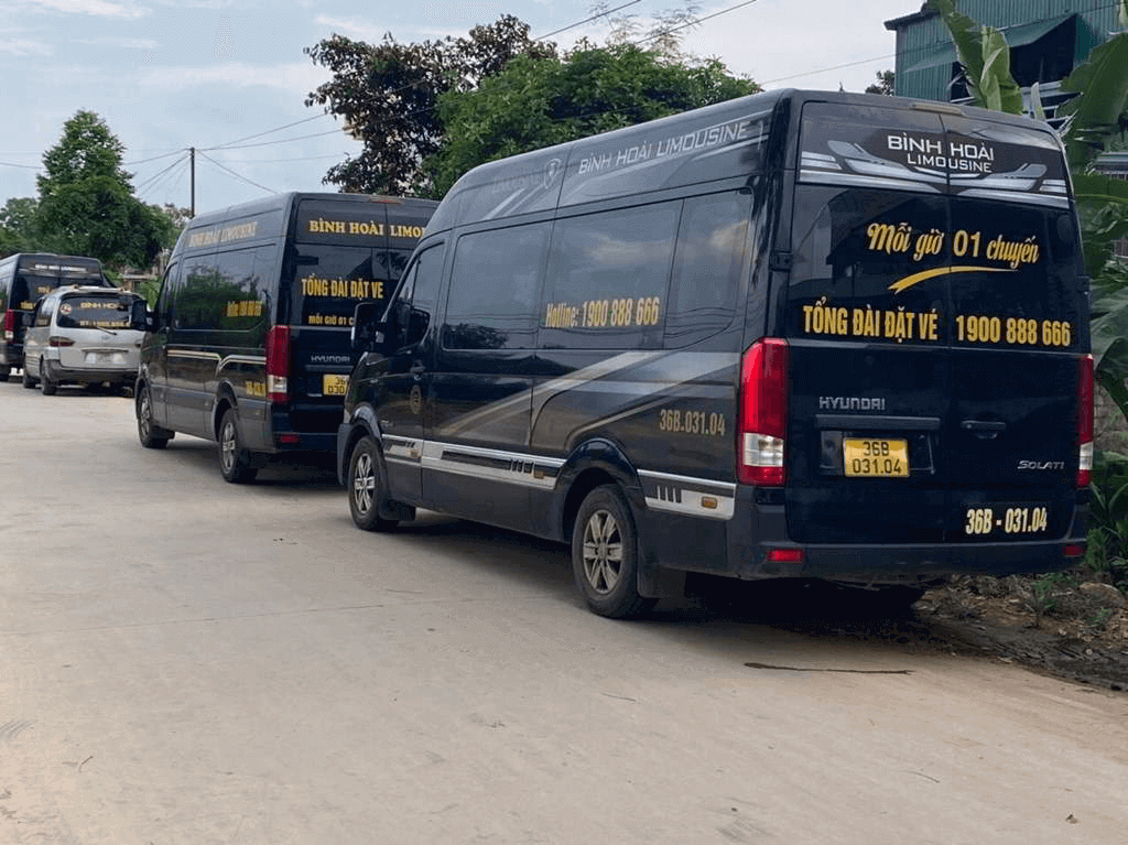 Nhà xe Bình Hoài limousine phục vụ tuyến xe limousine Huế Quảng Trị chất lượng