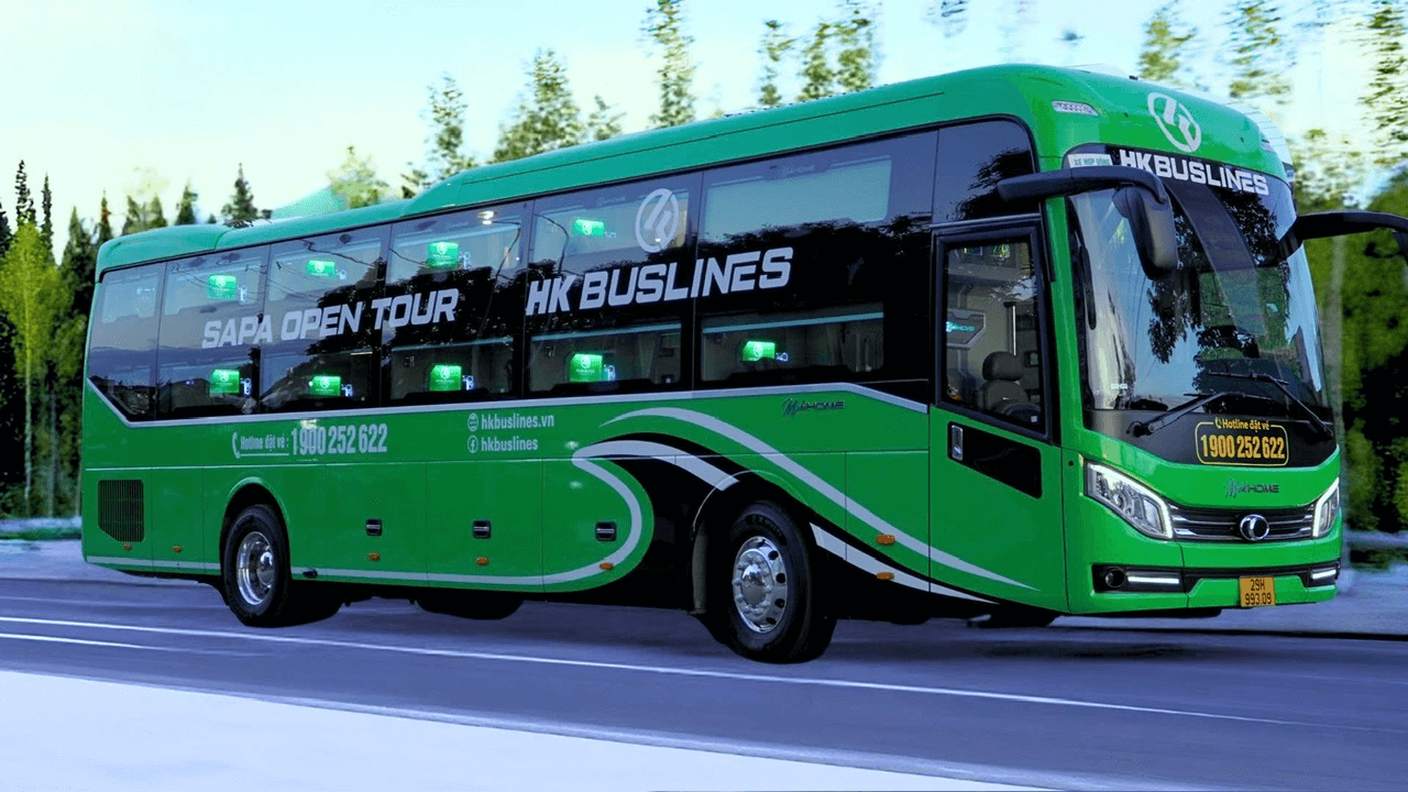 Nhà xe HK Busline Đà Nẵng Đồng Hới với xe limousine hiện đại