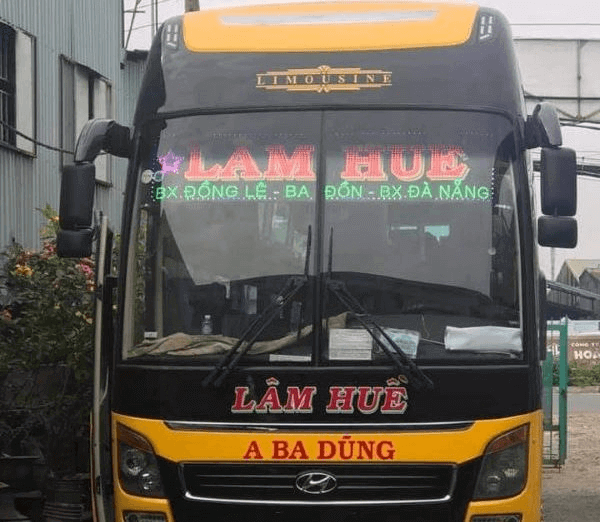 Nhà xe Lâm Huề phục vụ tuyến Đà Nẵng Quảng Trị