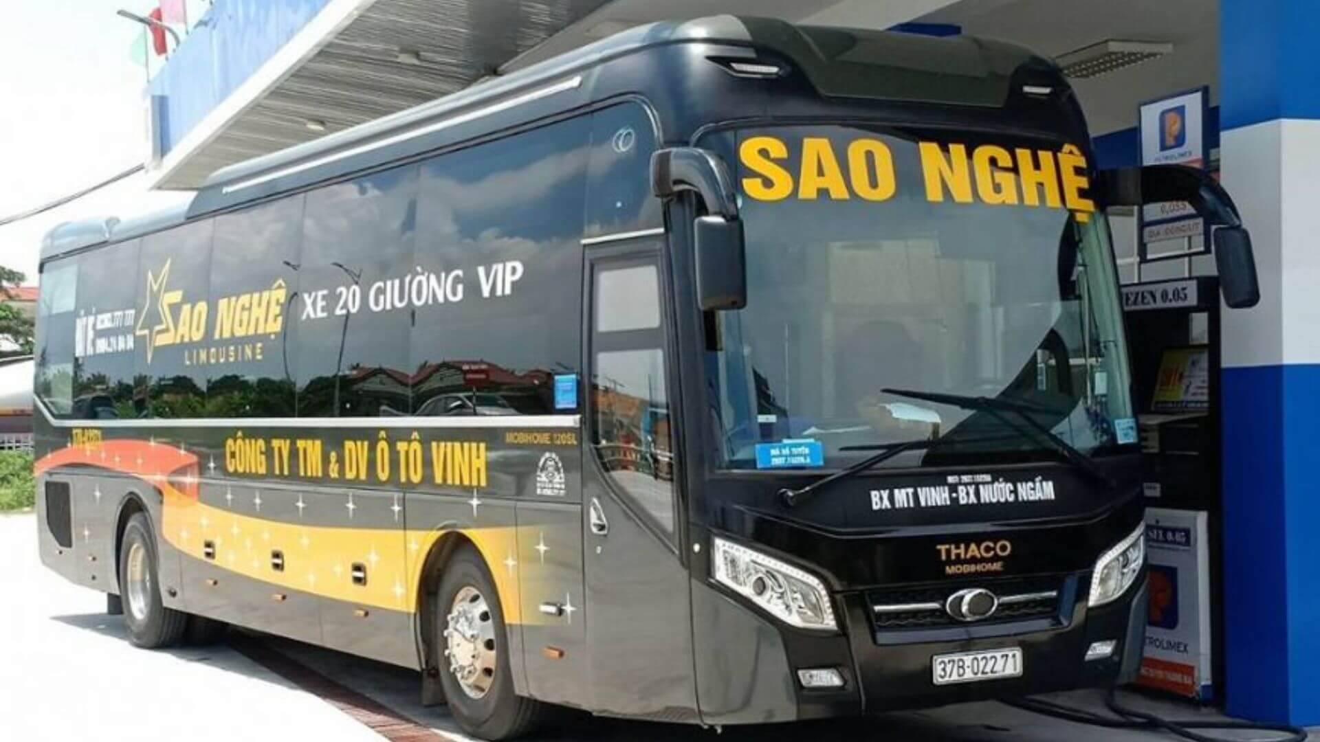 Xe khách Hà Nội Vinh Nhà xe Sao Nghệ Limousine