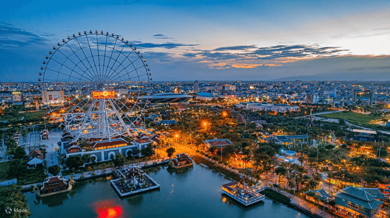 Asia Park Đà Nẵng Downtown là công viên giải trí với Vòng quay Sun Wheel khổng lồ