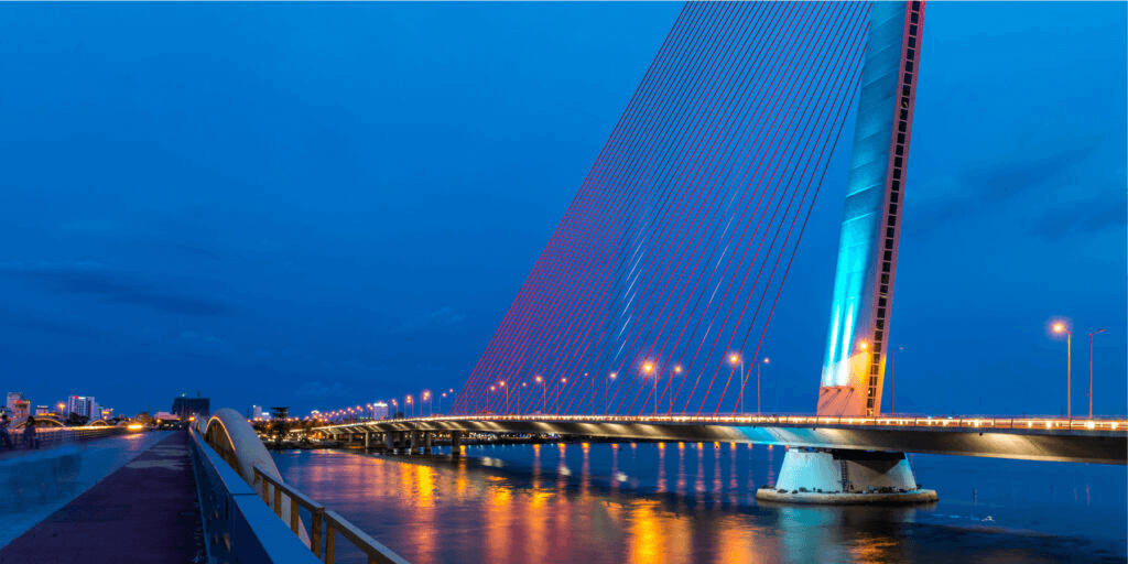 Quy mô cầu Trần Thị Lý Đà Nẵng dài 731m rộng 34.5m bắc qua sông Hàn Quy mô cầu Trần Thị Lý Đà Nẵng dài 731m rộng 34.5m bắc qua sông Hàn