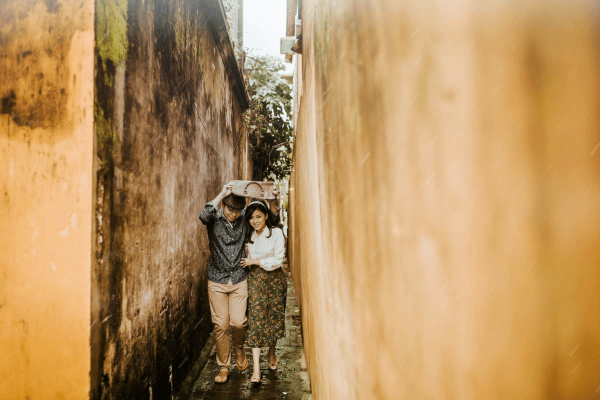 Con hẻm vàng phố cổ Hội An (Ảnh Sưu tầm)