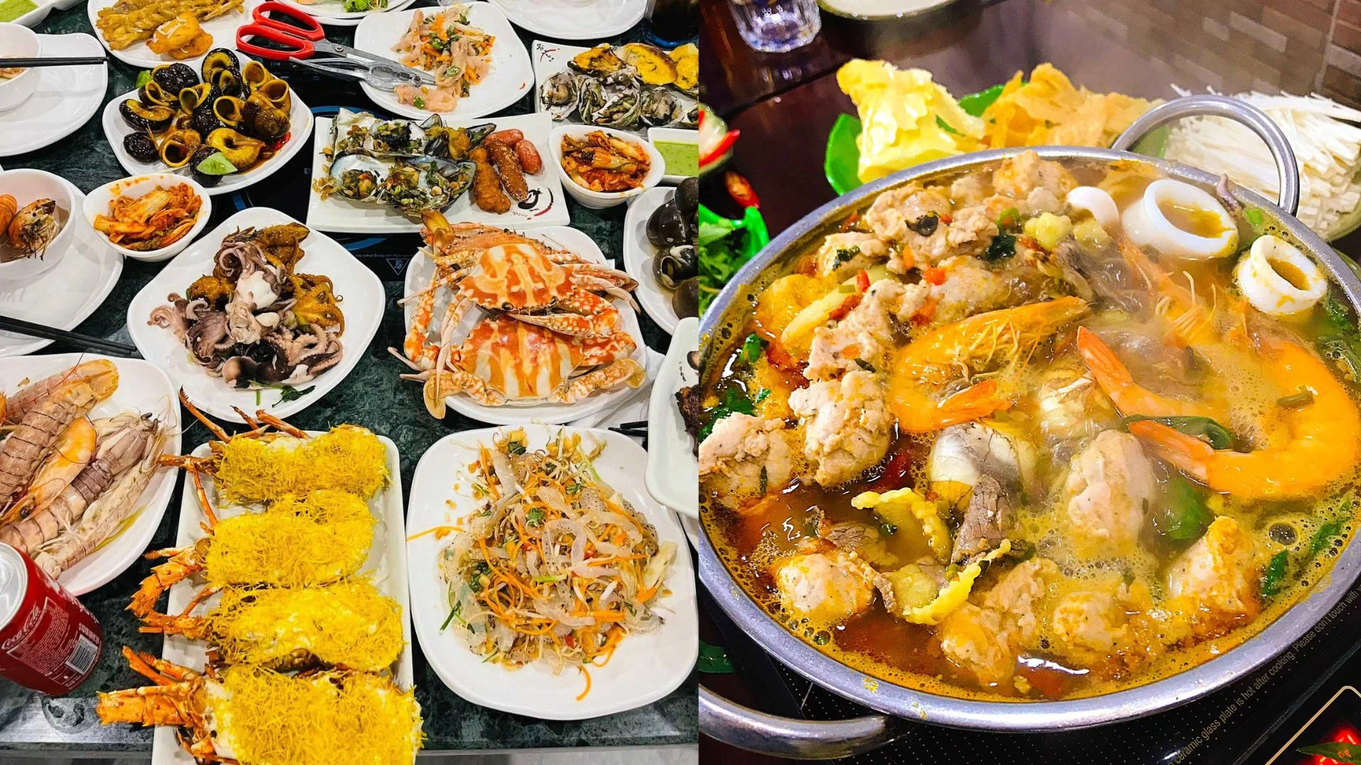 Ghé quán hải sản sát bãi biển Non Nước, vừa ăn vừa tận hưởng không gian biển trong lành (Ảnh Sưu tầm)