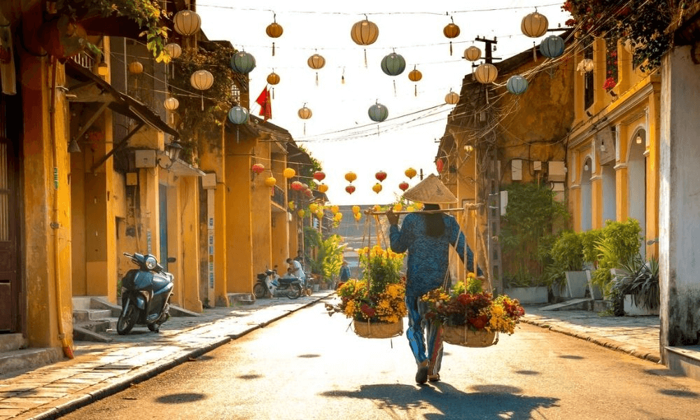 Nắng vàng trên phố cổ Hội An (Ảnh Sưu tầm)