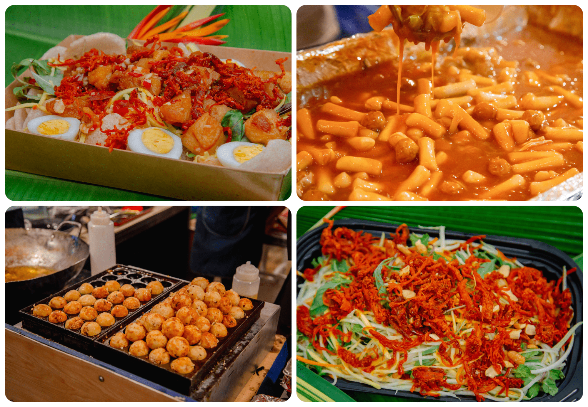 Thiên đường ăn vặt và cà phê vỉa hè ngay dưới chân cầu Tiên Sơn (Ảnh Sưu tầm)