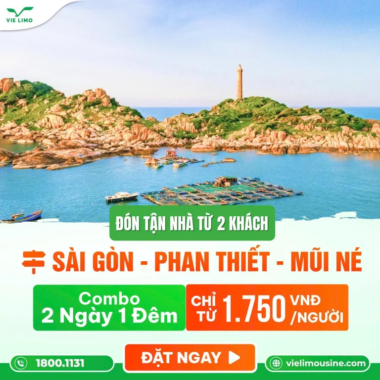 Vie Limo limousine to Phan Thiet with a unique and luxurious design.