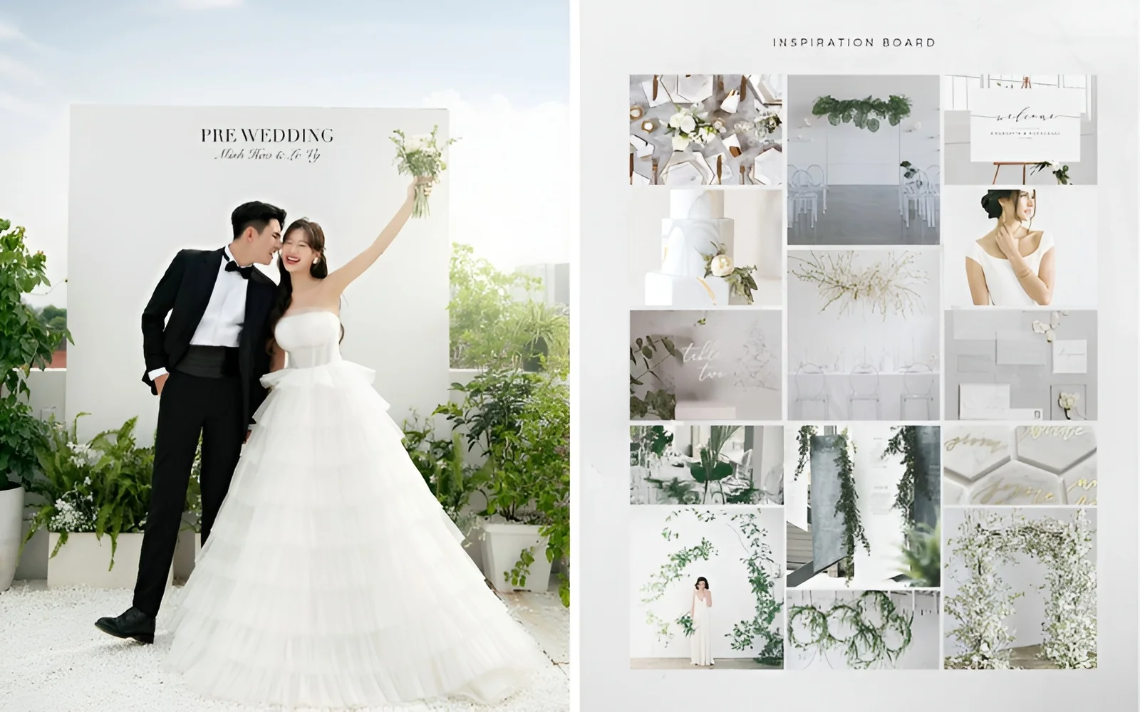 concept dam cuoi minimalist toi gian tinh te Sự tinh tế và thanh lịch trong concept cưới tối giản