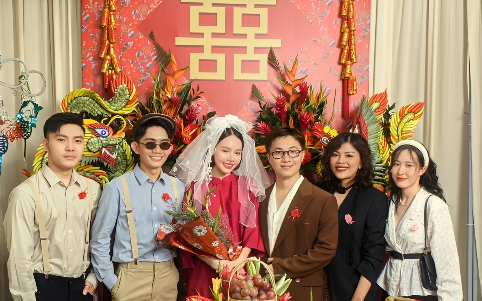 concept dam cuoi vintage hoai co Không gian cưới Vintage mang nét đẹp hoài niệm lãng mạn.