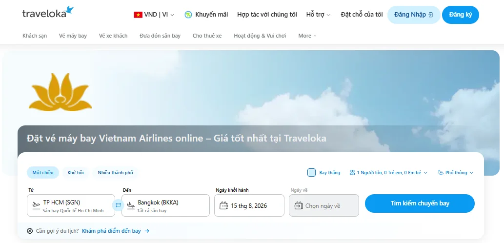 Tra cứu quy định hành lý trên Traveloka